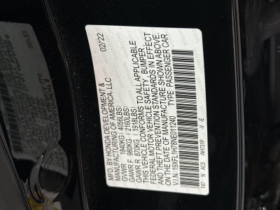 2022 Honda Civic EX-L