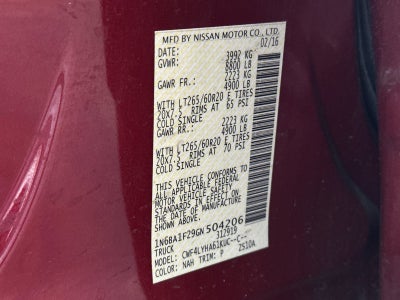 2016 Nissan Titan XD Platinum Reserve