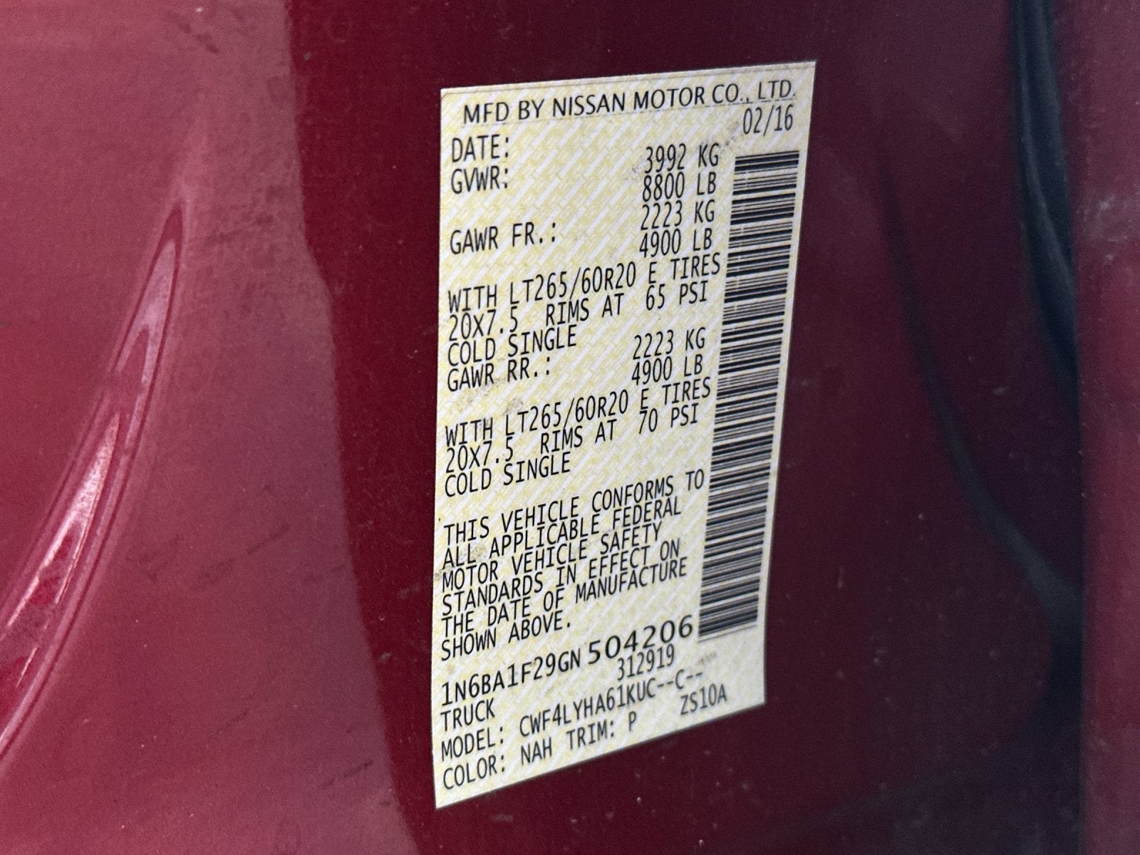 2016 Nissan Titan XD Platinum Reserve