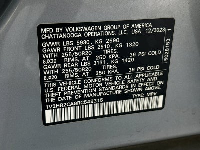 2024 Volkswagen Atlas 2.0T SE w/Technology