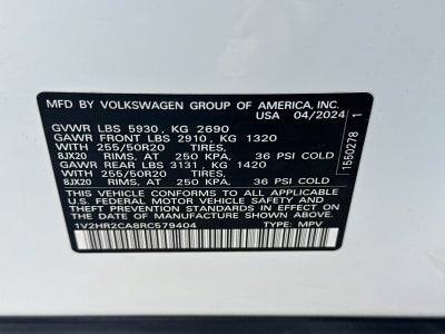 2024 Volkswagen Atlas 2.0T SE w/Technology