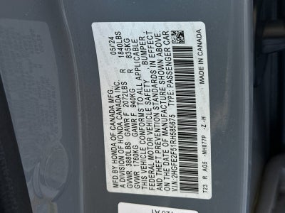 2024 Honda Civic Sport