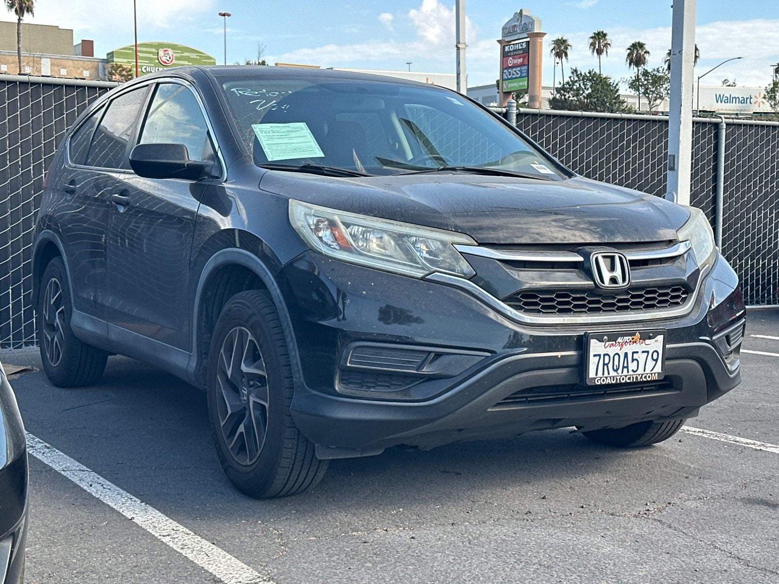 Used 2016 Honda CR-V SE with VIN 2HKRM3H41GH518362 for sale in Lemon Grove, CA