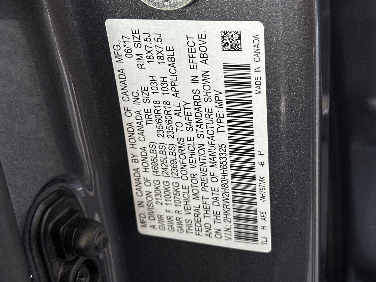 2017 Honda CR-V EX-L