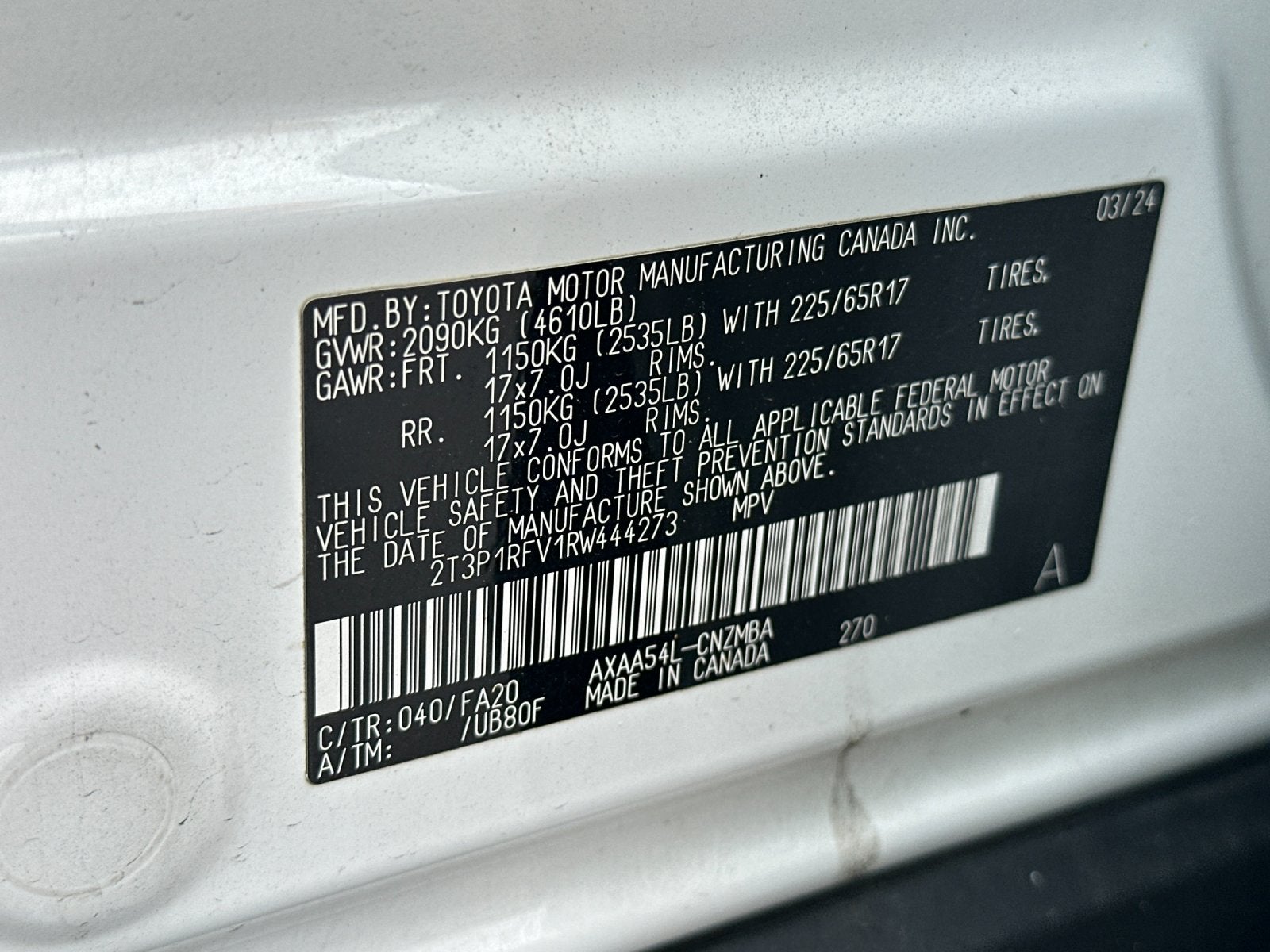 2024 Toyota RAV4 XLE