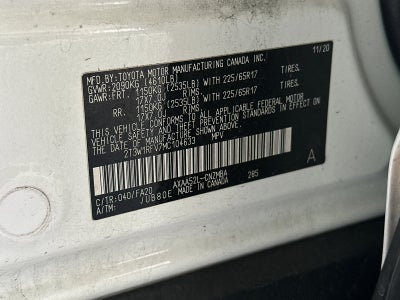 2021 Toyota RAV4 XLE