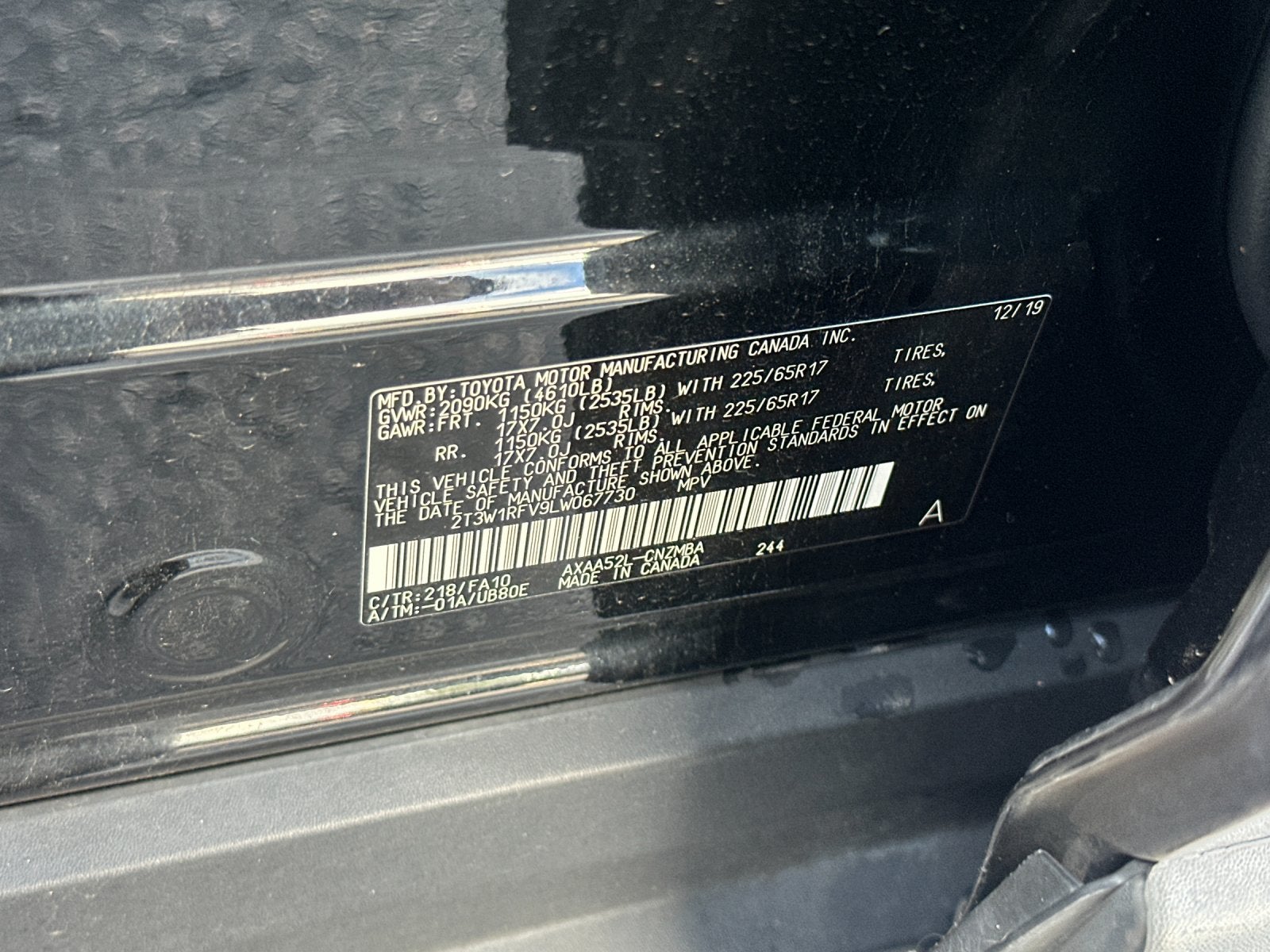 2020 Toyota RAV4 XLE