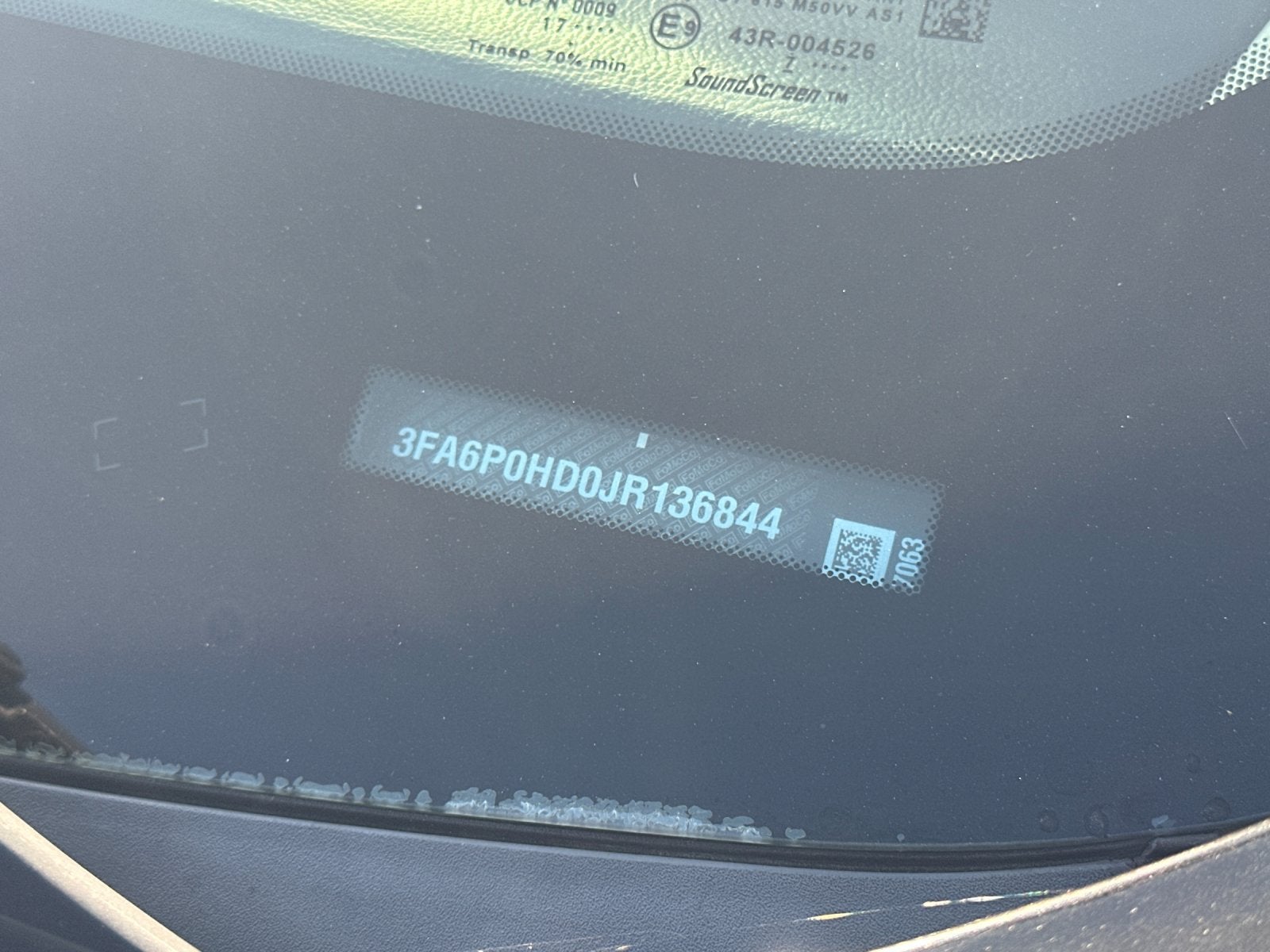 2018 Ford Fusion SE