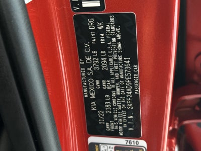 2023 Kia Forte LXS