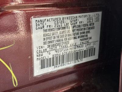 2025 Nissan Sentra SV