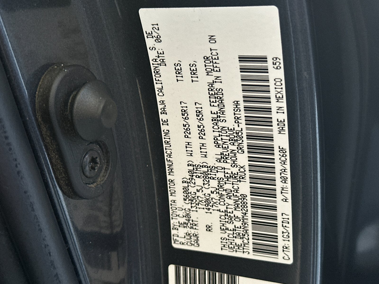 2021 Toyota Tacoma TRD Sport V6