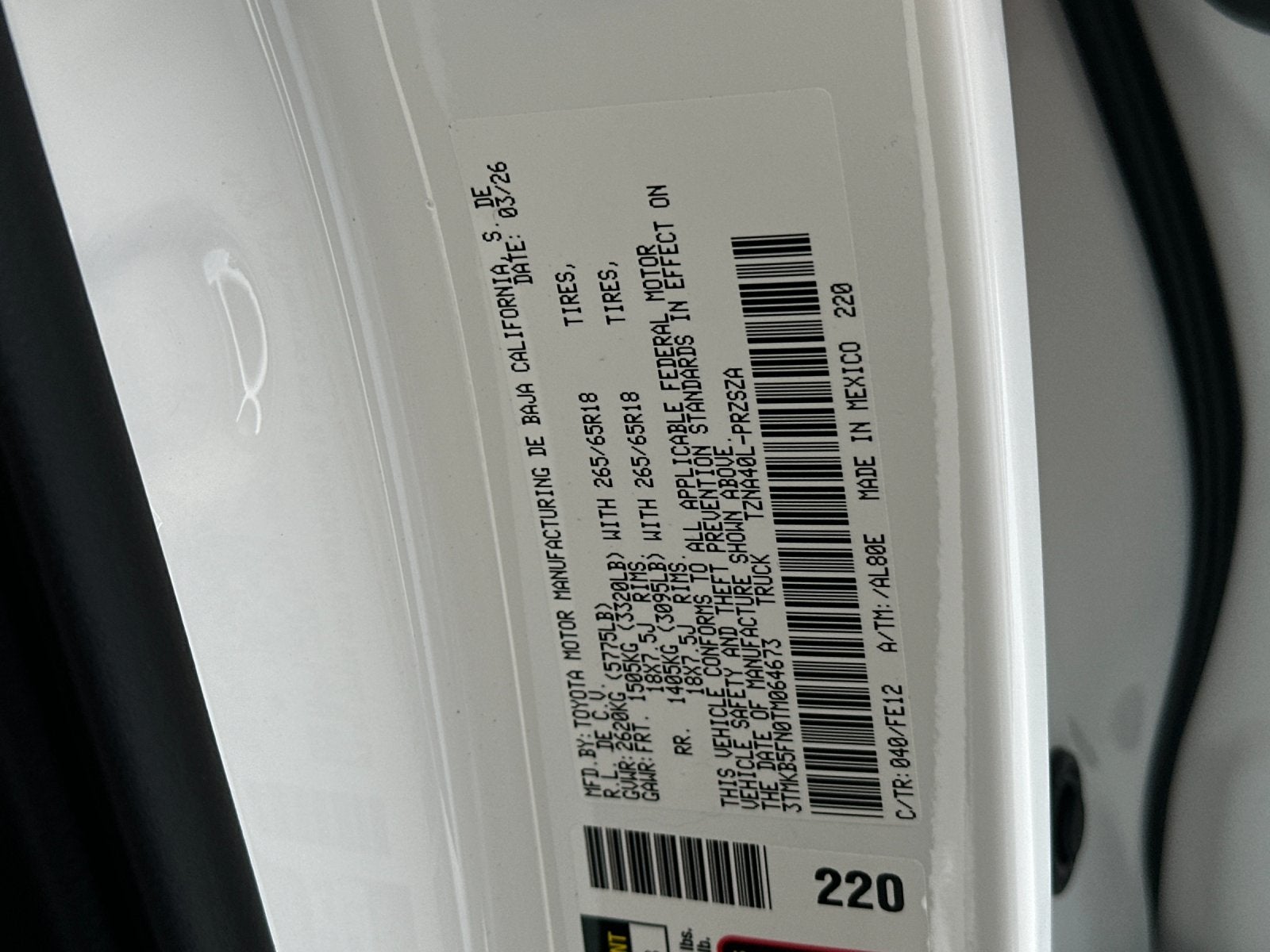 2026 Toyota Tacoma TRD Sport