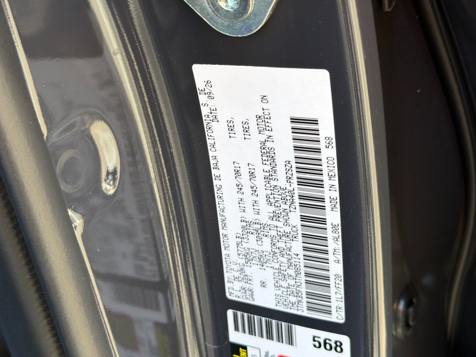 2026 Toyota Tacoma SR5