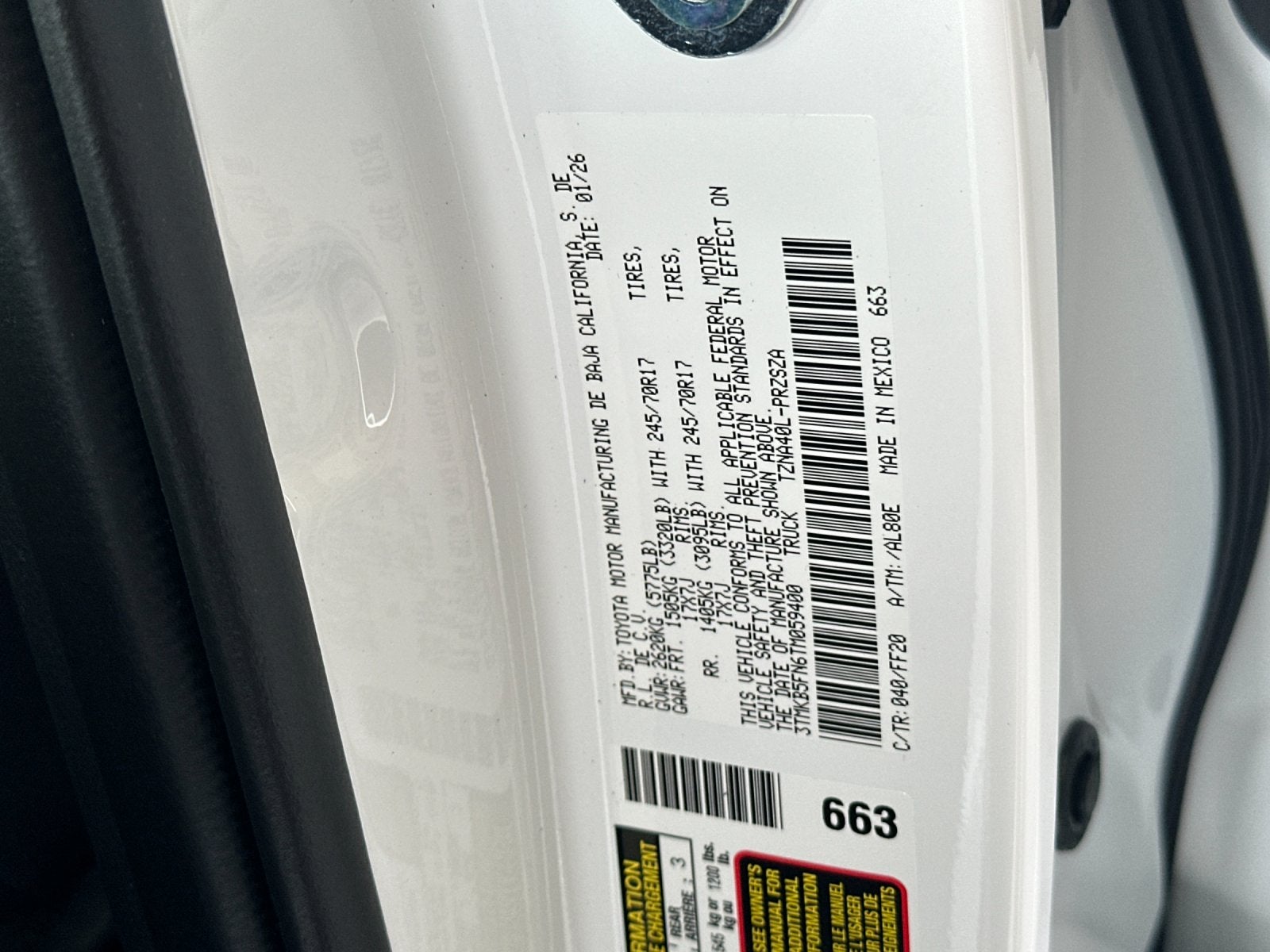 2026 Toyota Tacoma SR5