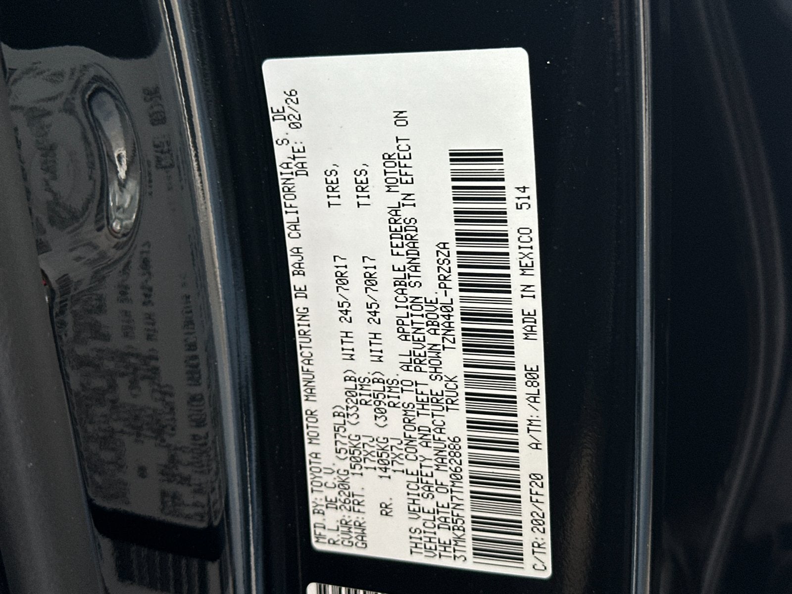 2026 Toyota Tacoma SR5