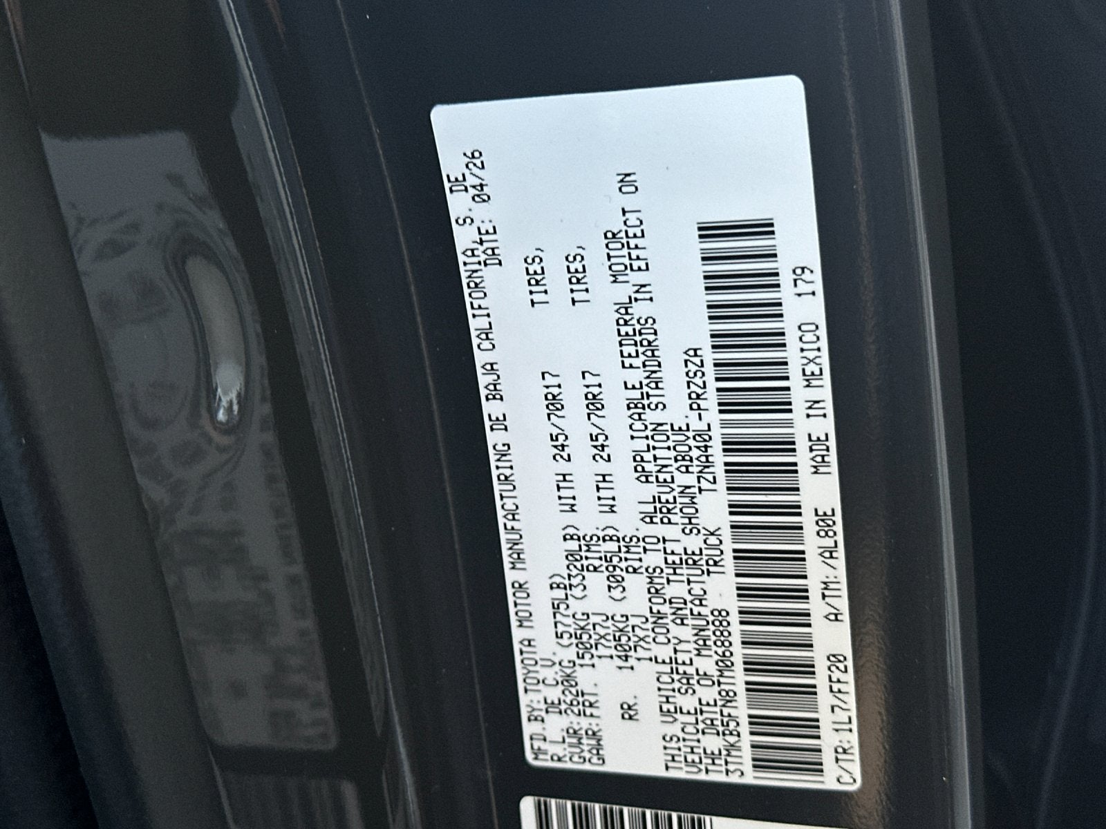 2026 Toyota Tacoma SR5