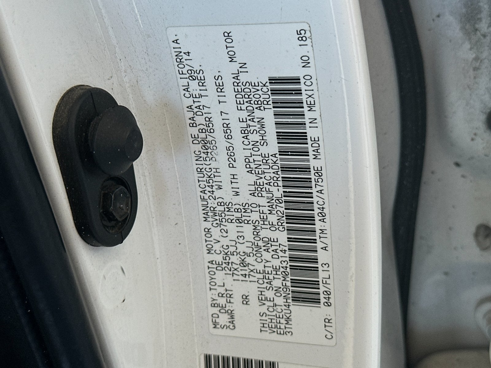 2015 Toyota Tacoma PreRunner V6