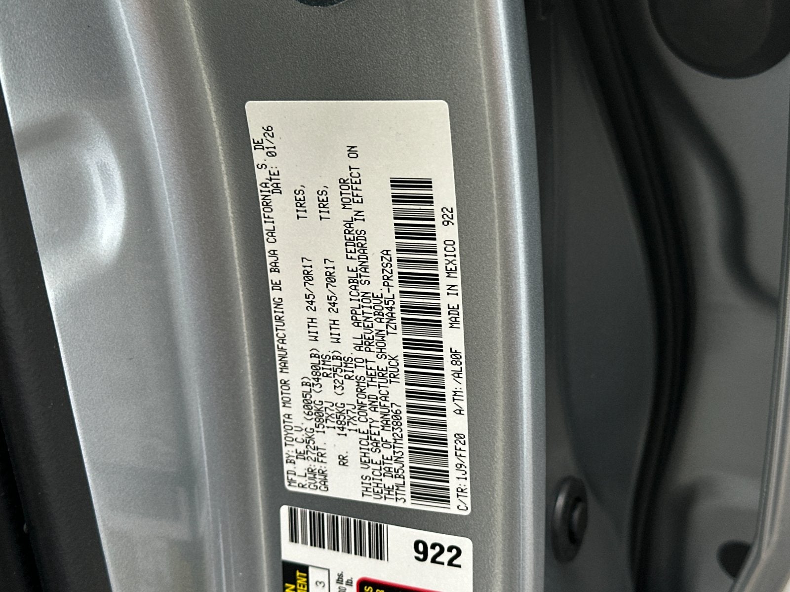 2026 Toyota Tacoma SR5