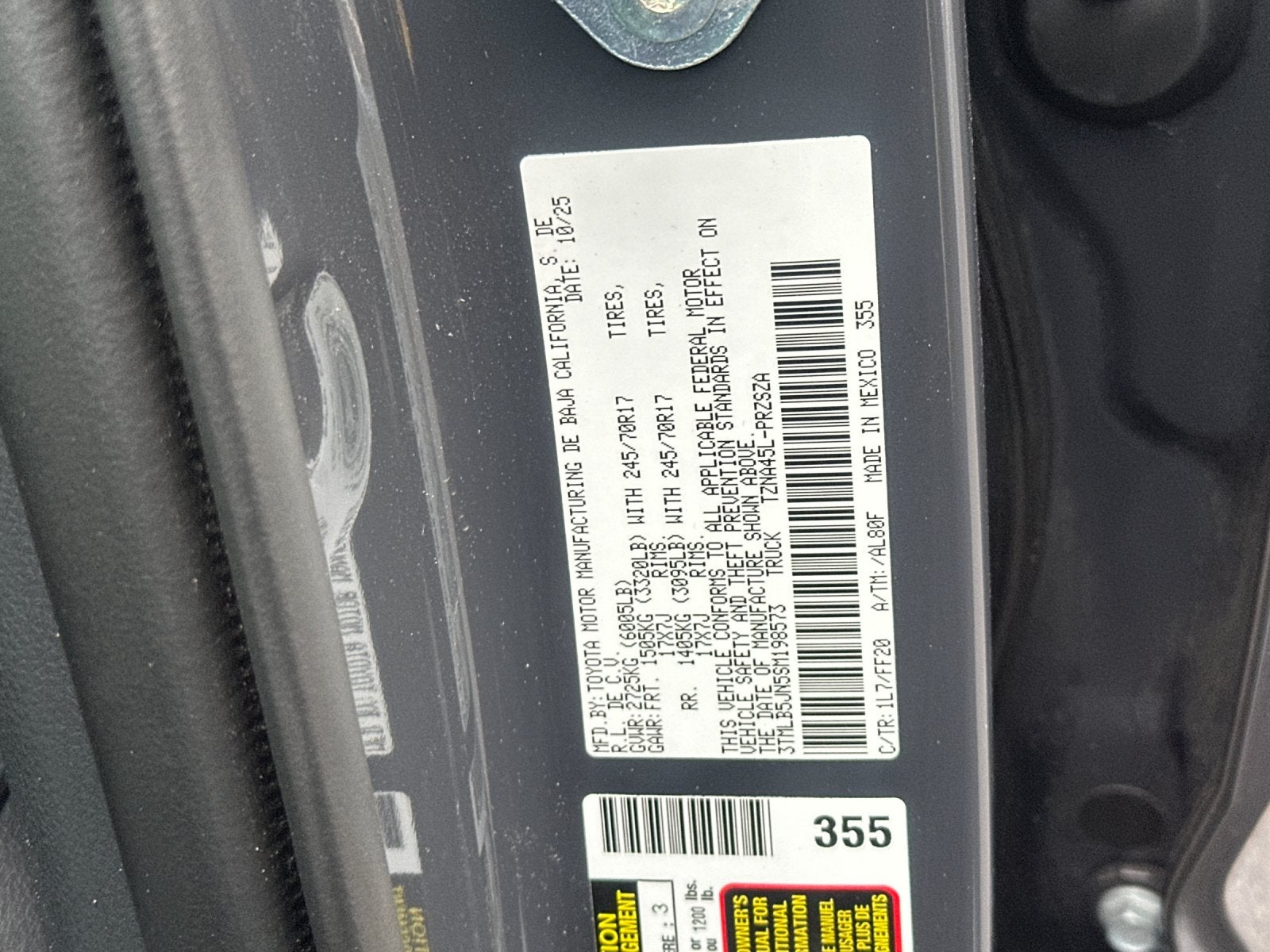 2025 Toyota Tacoma SR5