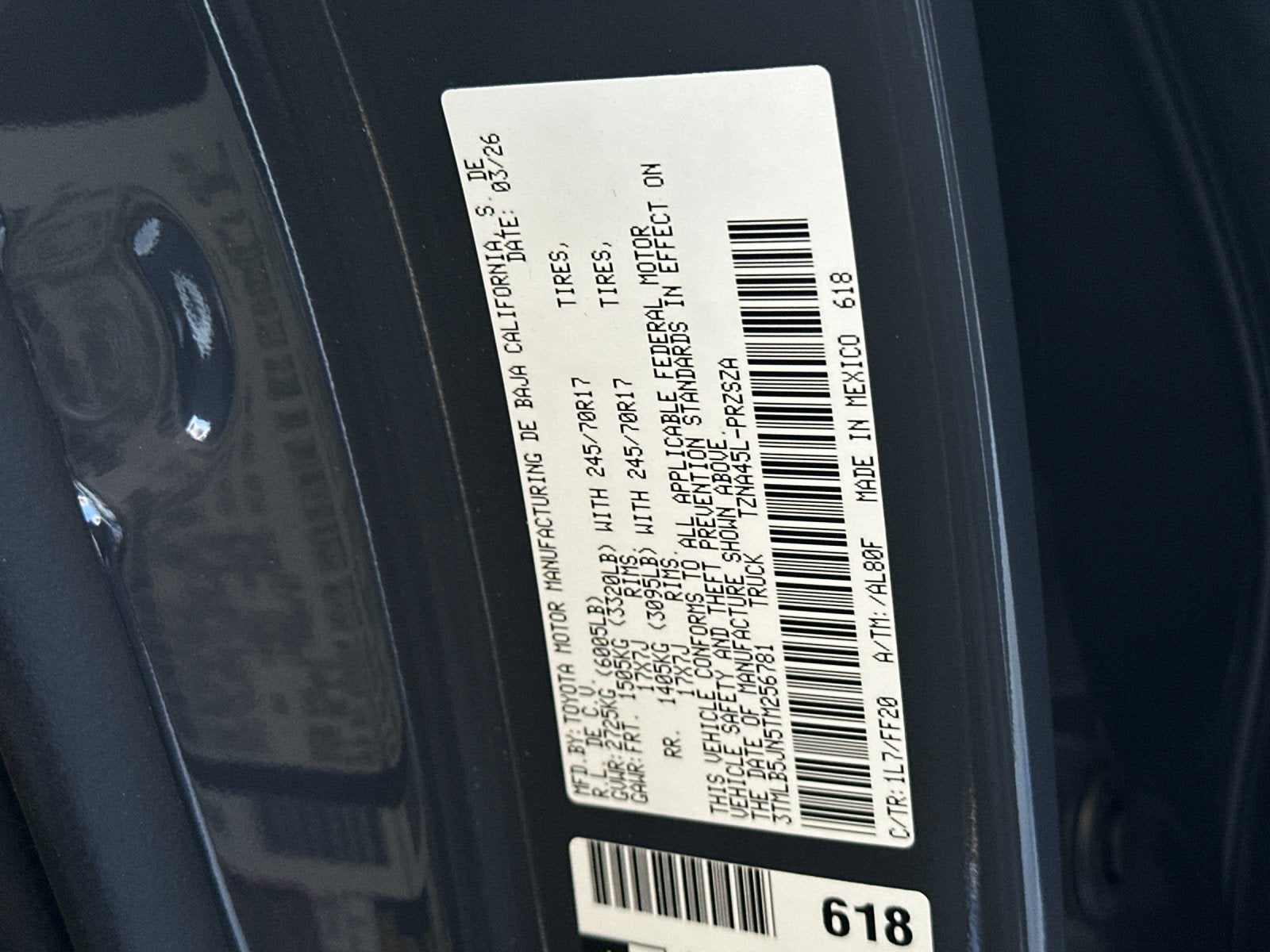 2026 Toyota Tacoma SR5