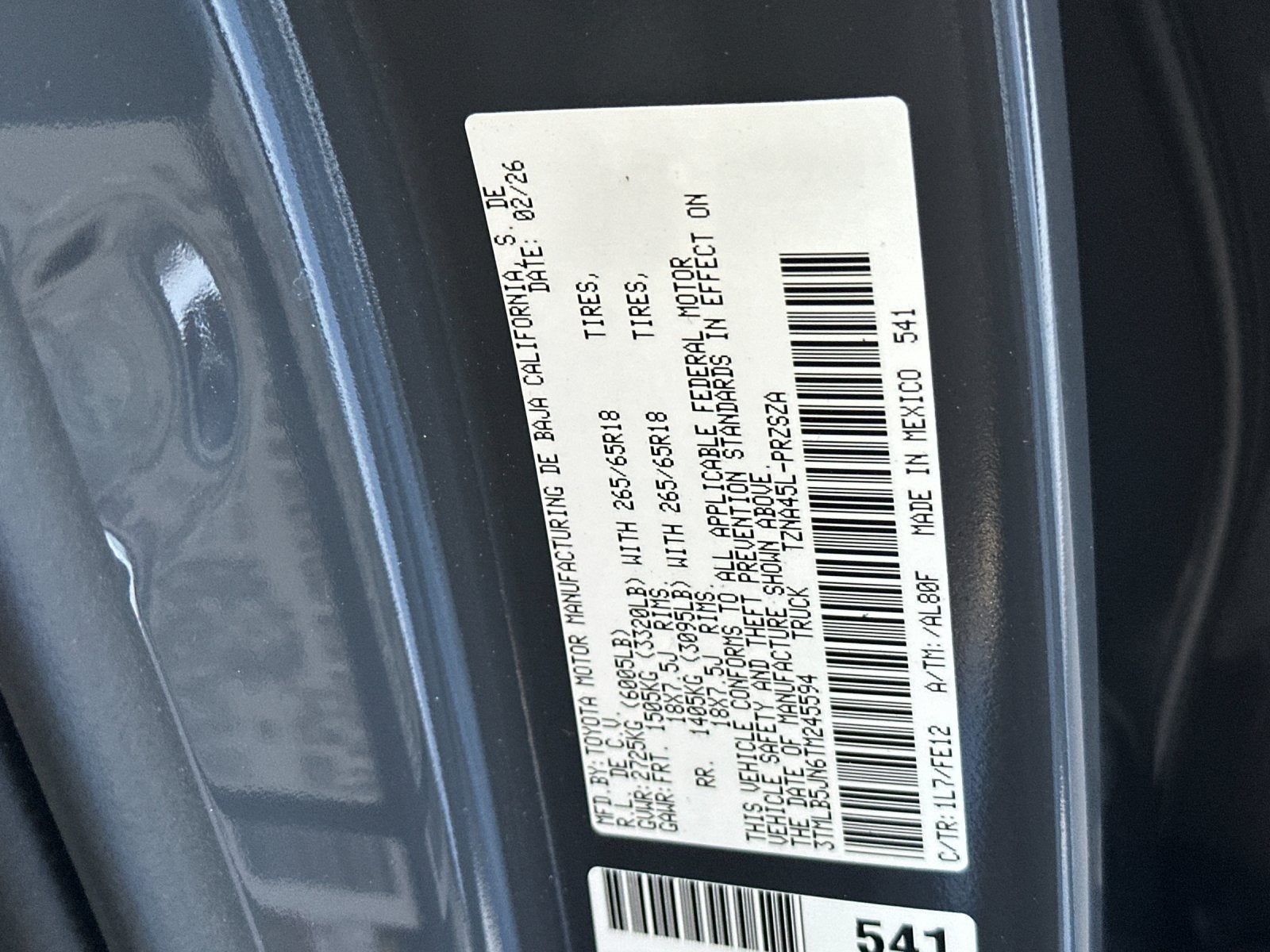 2026 Toyota Tacoma TRD Sport