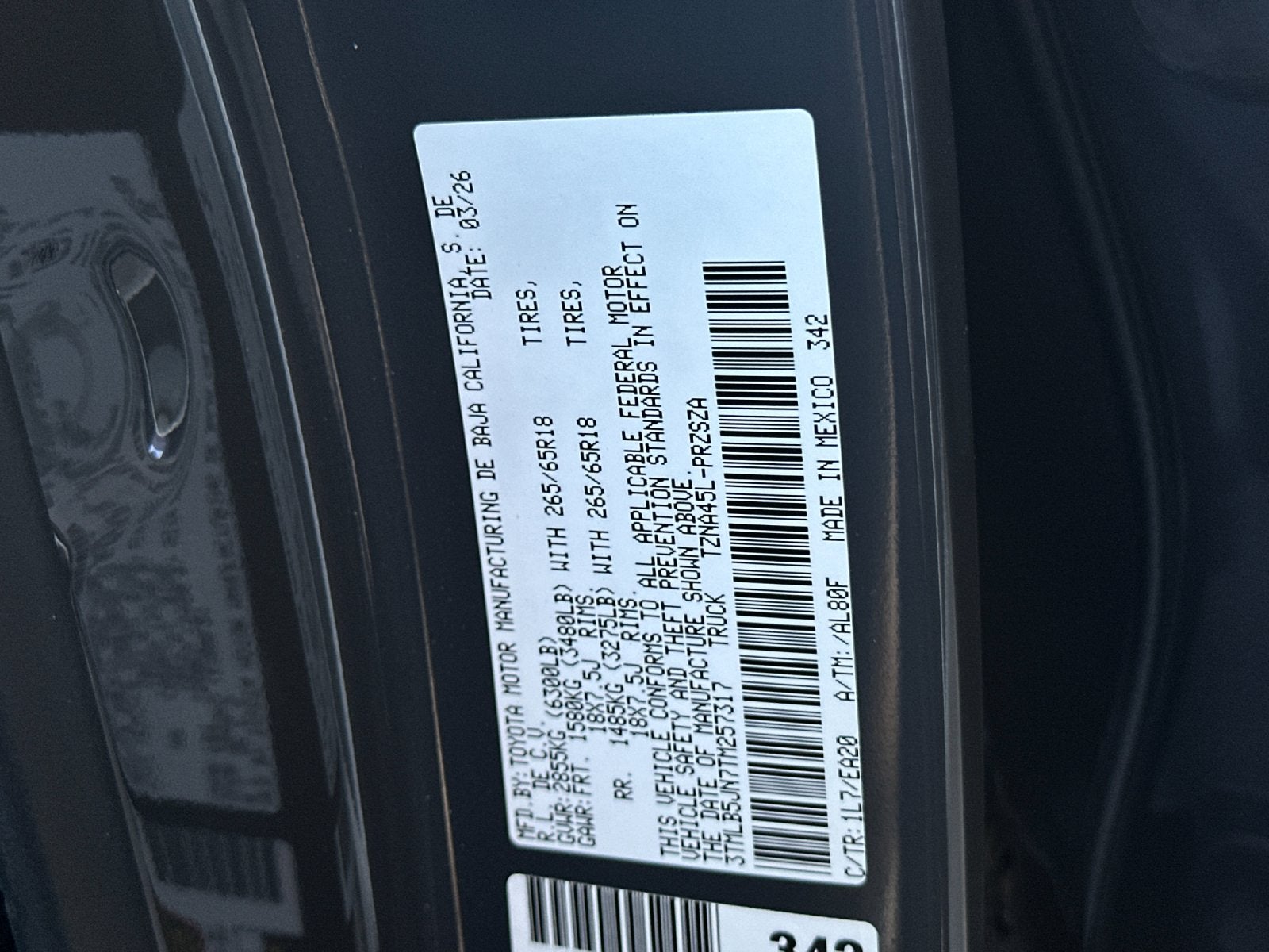 2026 Toyota Tacoma TRD Sport