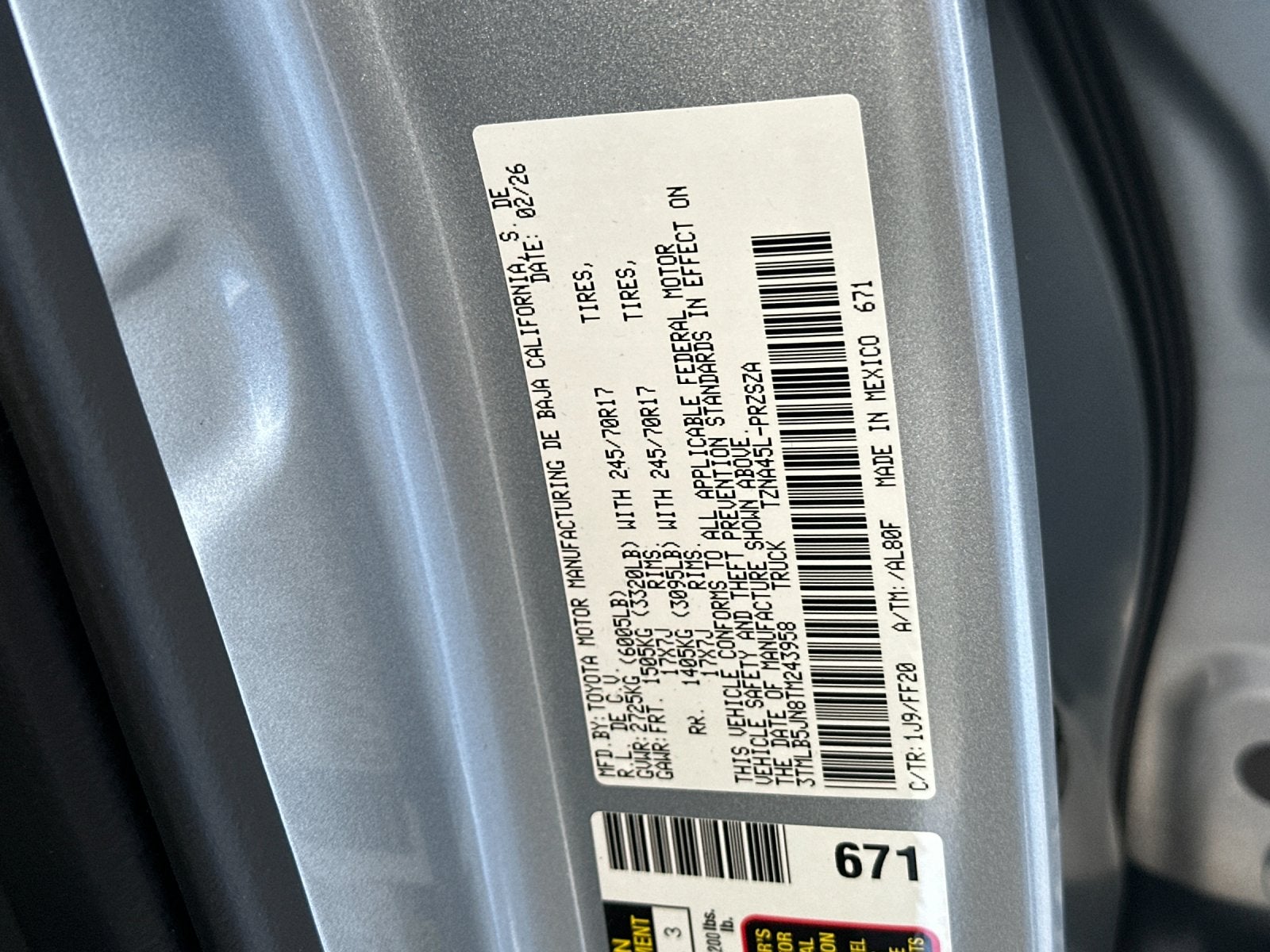 2026 Toyota Tacoma SR5