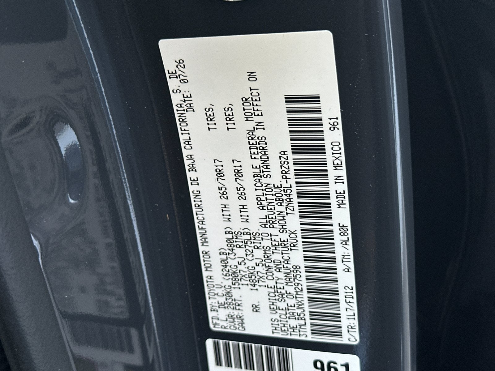 2026 Toyota Tacoma TRD Off-Road