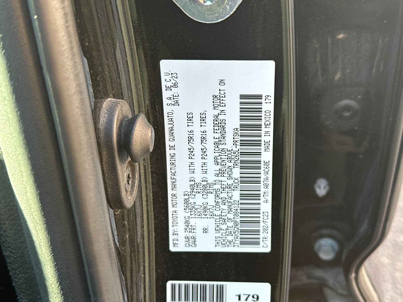 2023 Toyota Tacoma SR