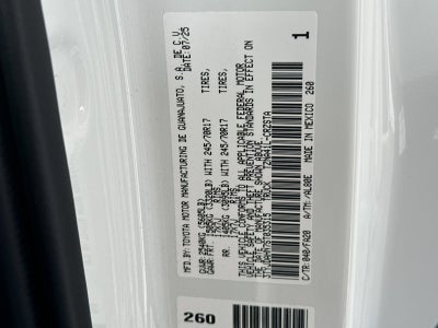 2025 Toyota Tacoma SR