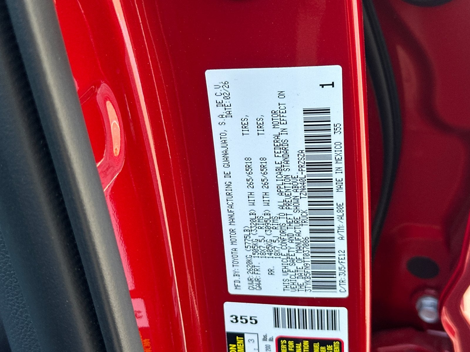 2026 Toyota Tacoma TRD Sport