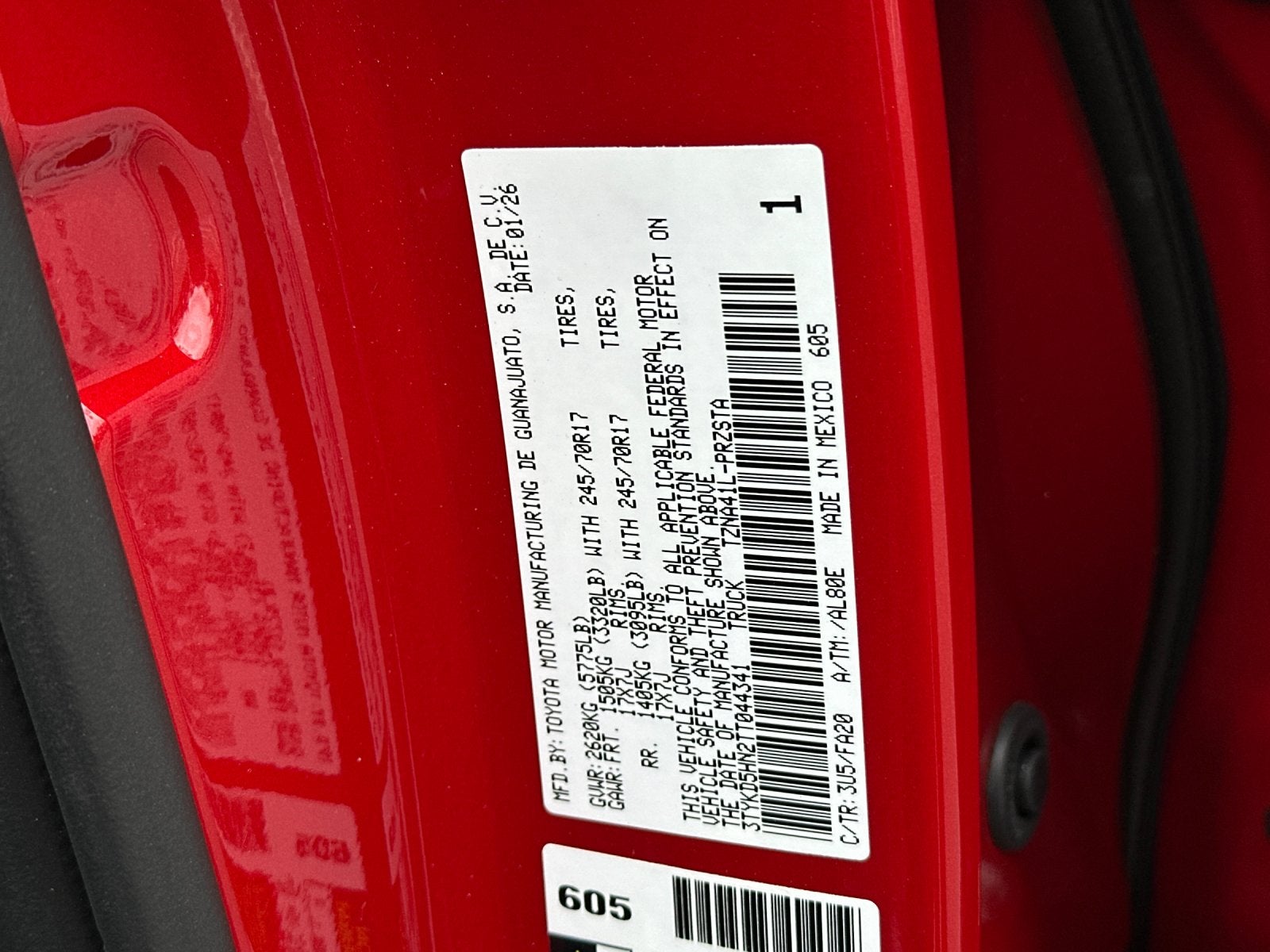 2026 Toyota Tacoma SR