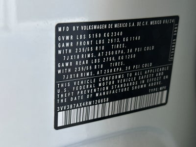 2024 Volkswagen Tiguan 2.0T SE