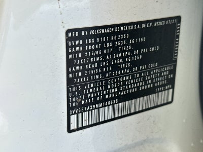 2021 Volkswagen Tiguan 2.0T SE