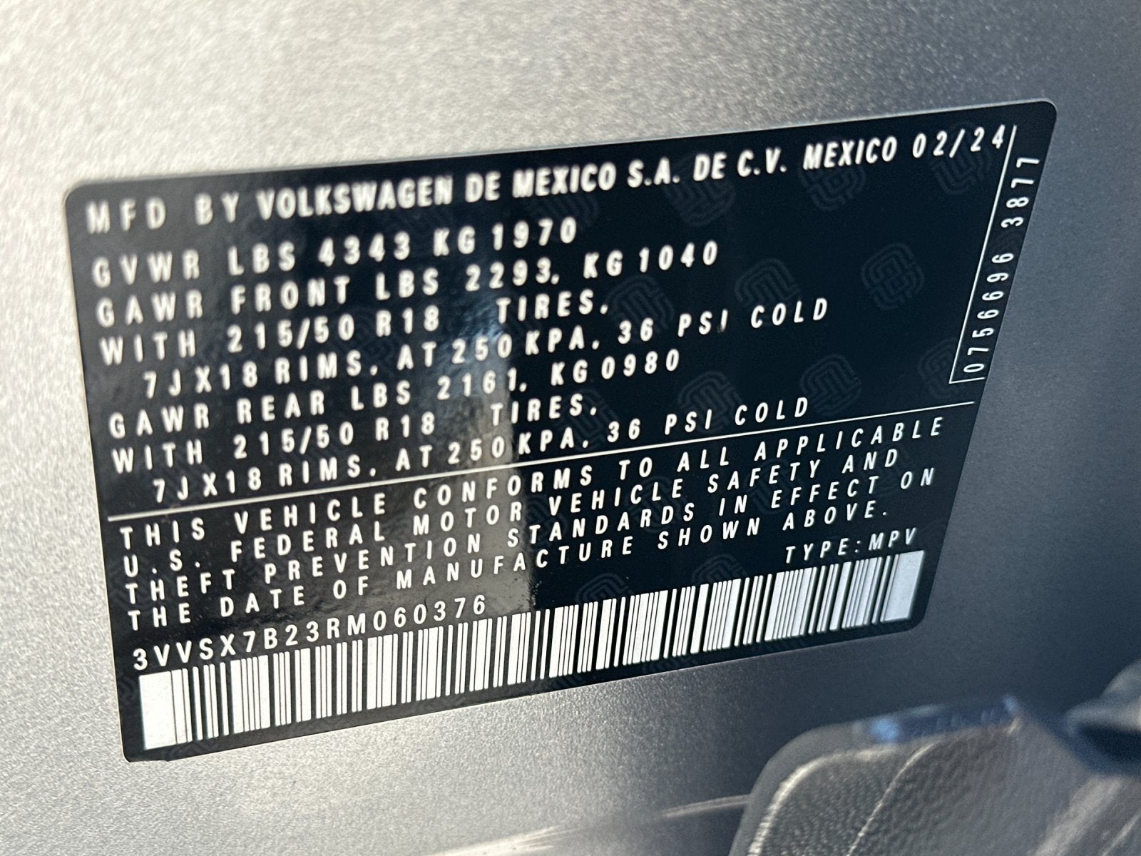 2024 Volkswagen Taos 1.5T SE