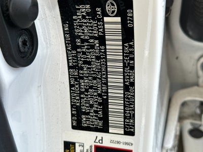 2017 Toyota Camry SE