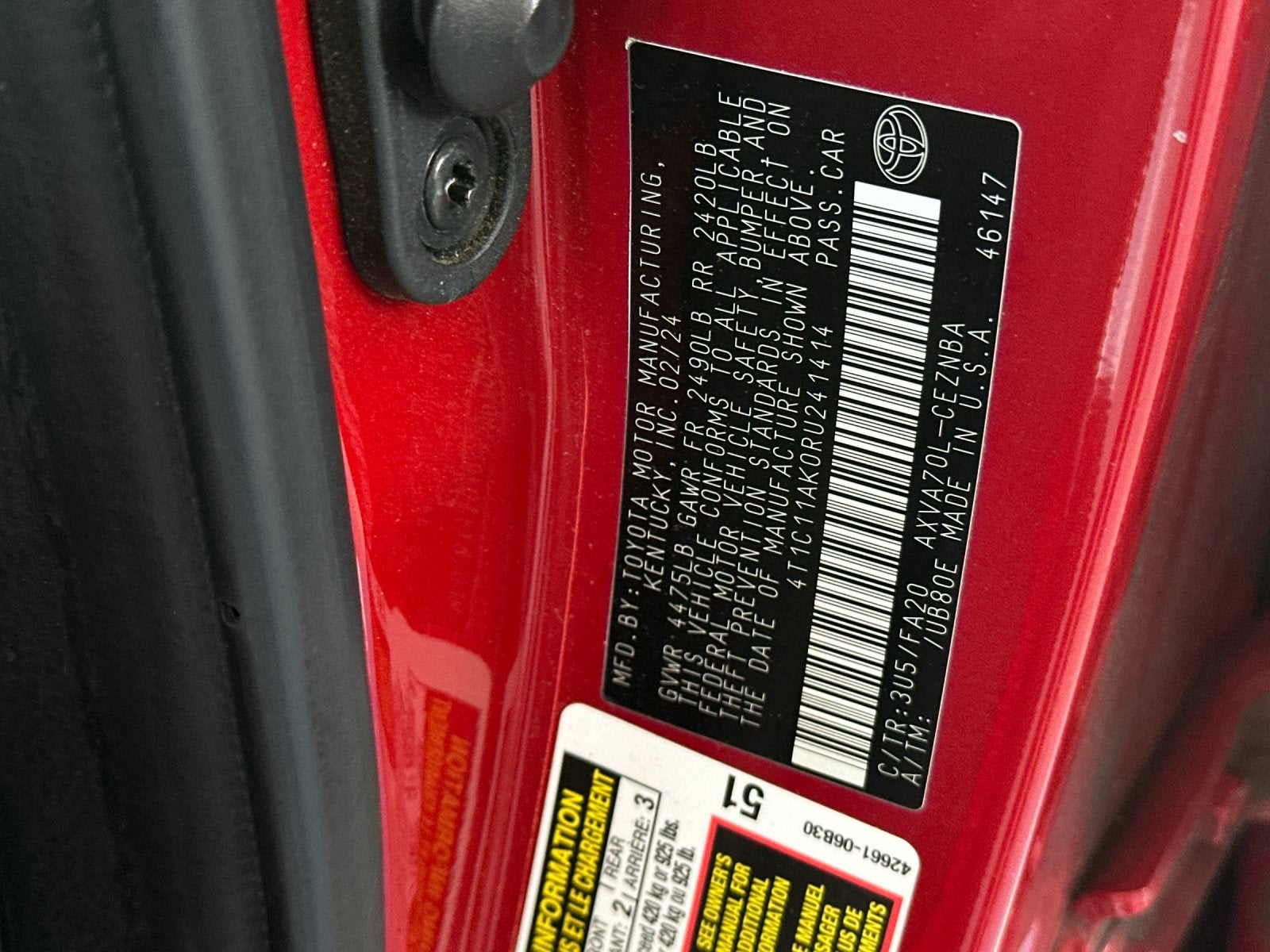 2024 Toyota Camry LE