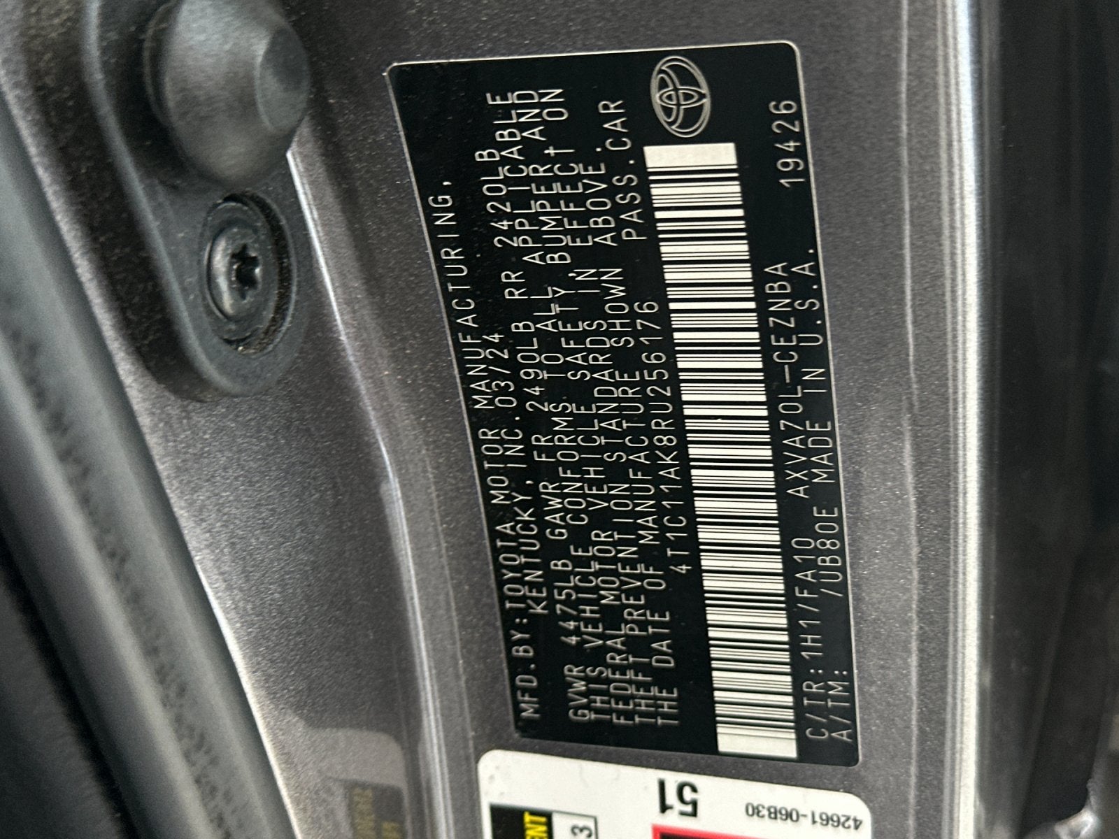 2024 Toyota Camry LE