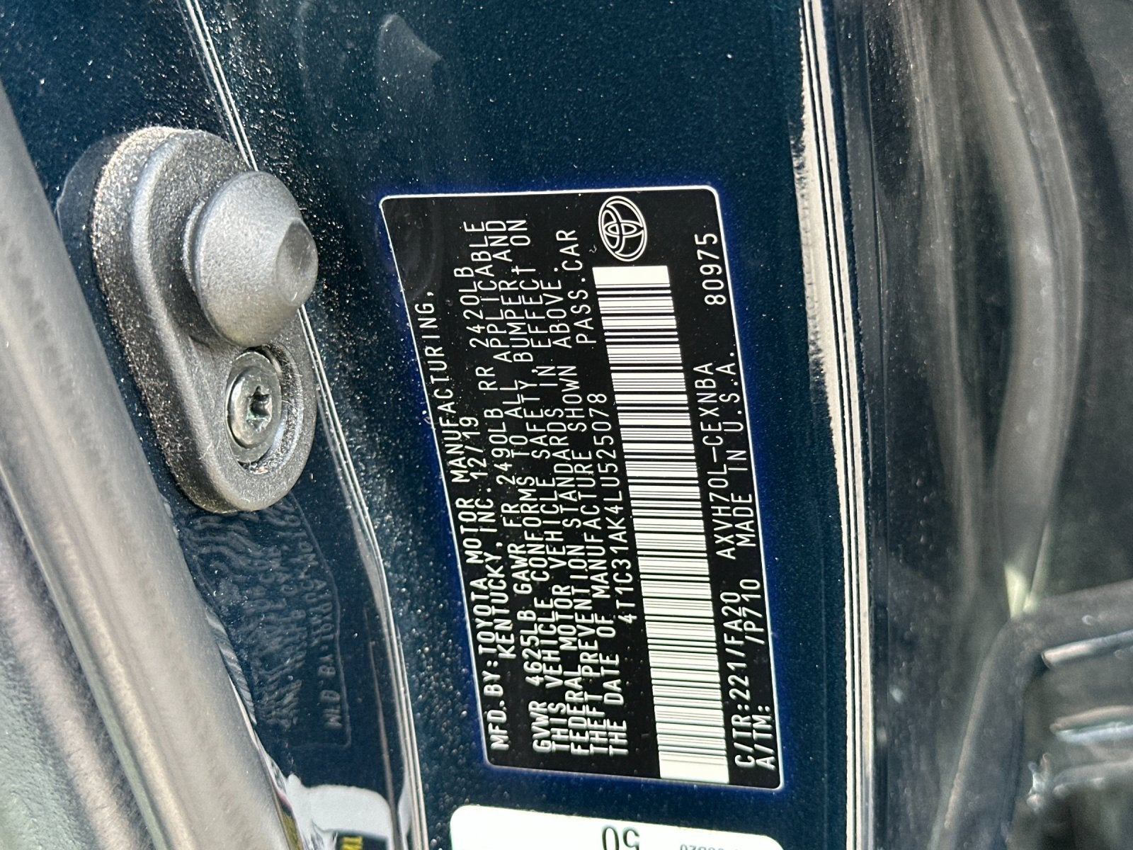 2020 Toyota Camry Hybrid LE