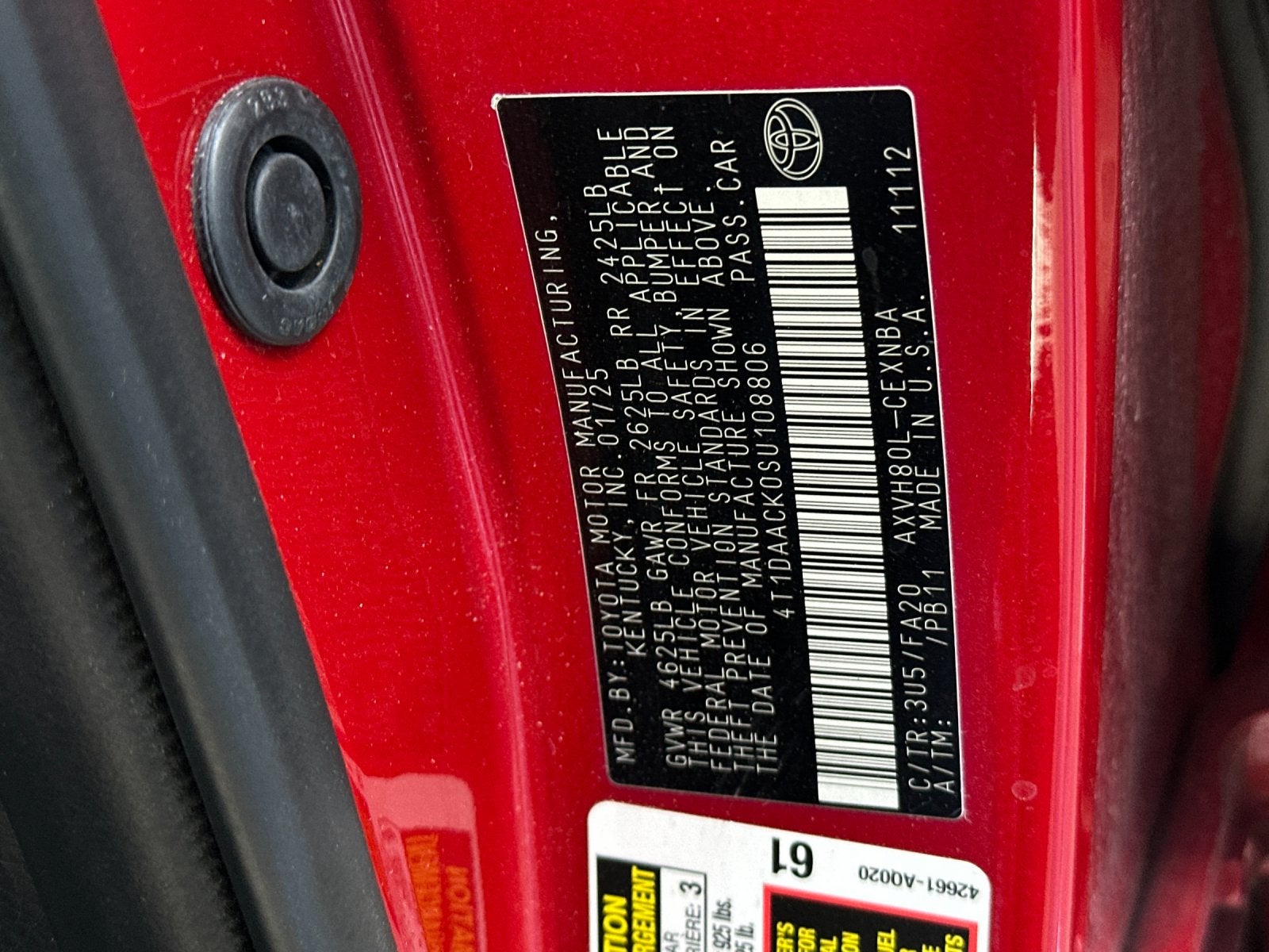 2025 Toyota Camry LE