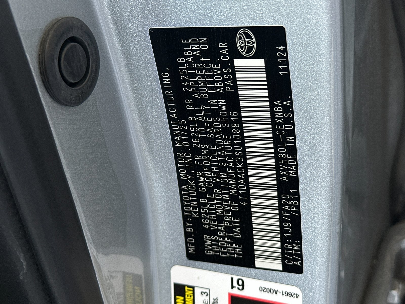 2025 Toyota Camry LE