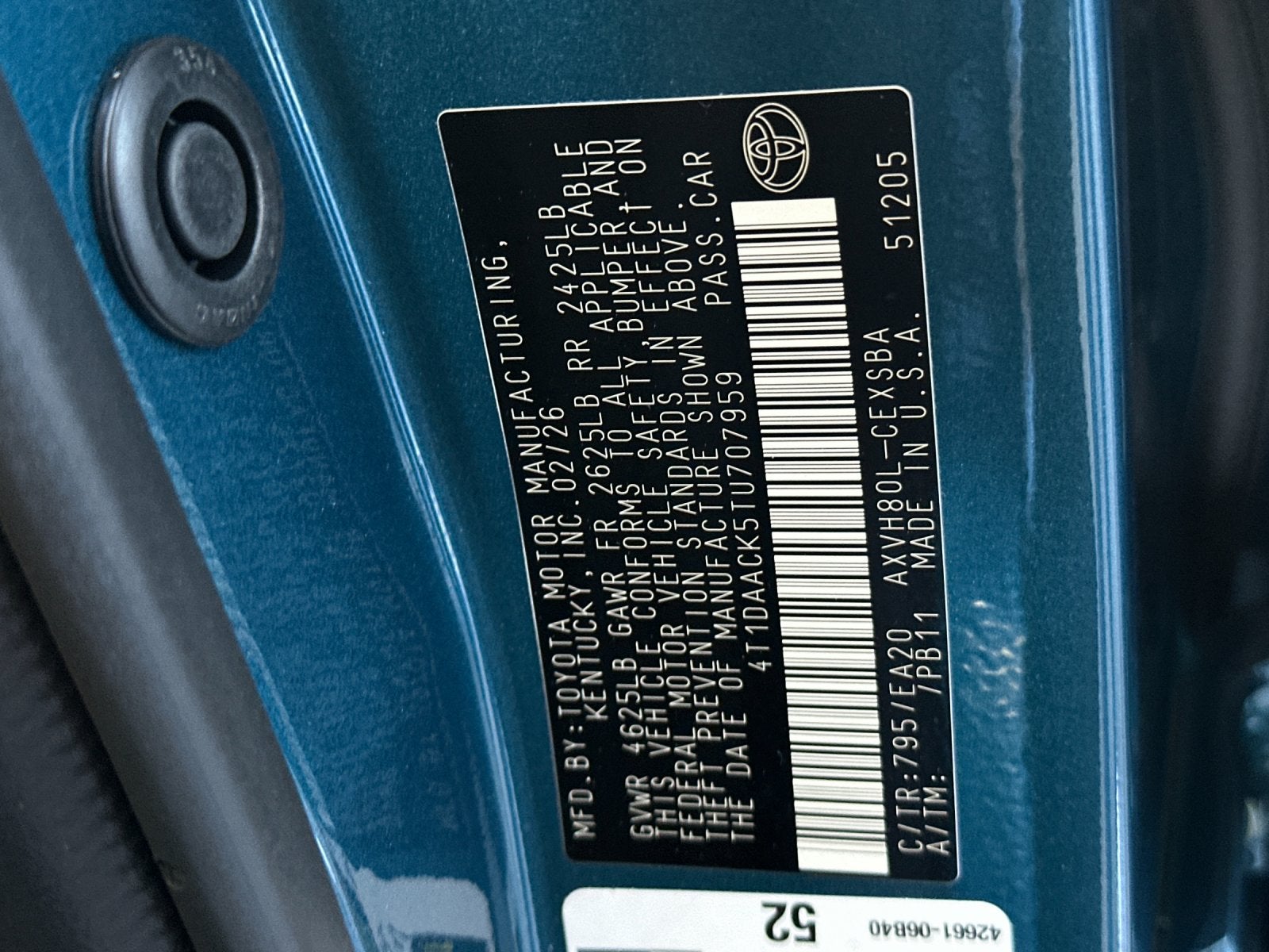 2026 Toyota Camry SE