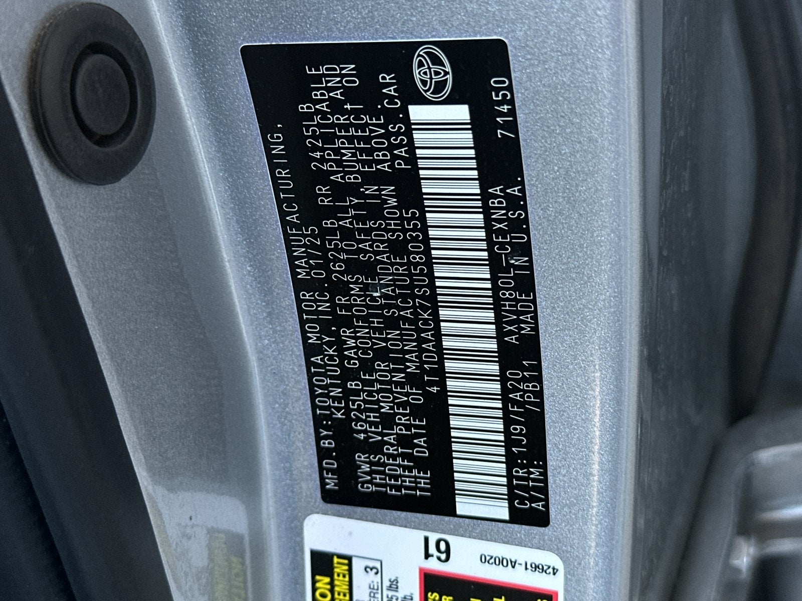 2025 Toyota Camry LE