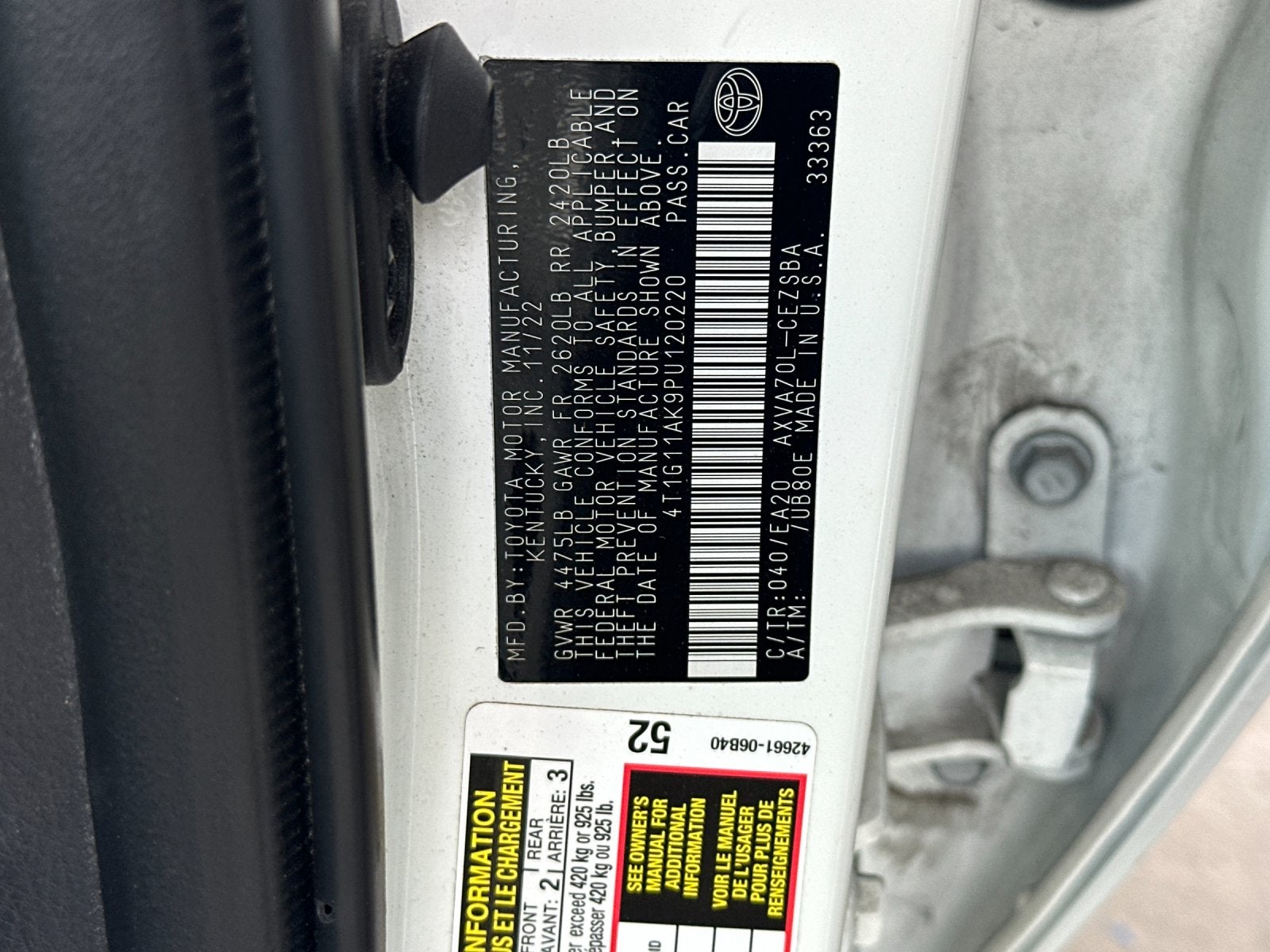 2023 Toyota Camry SE