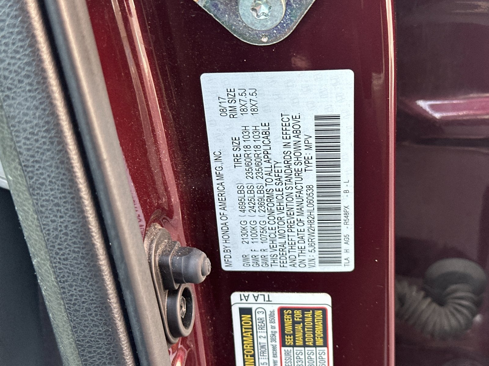 2017 Honda CR-V EX-L