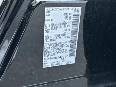 2019 Nissan Pathfinder SV