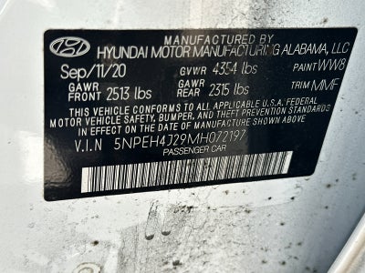 2021 Hyundai Sonata Limited