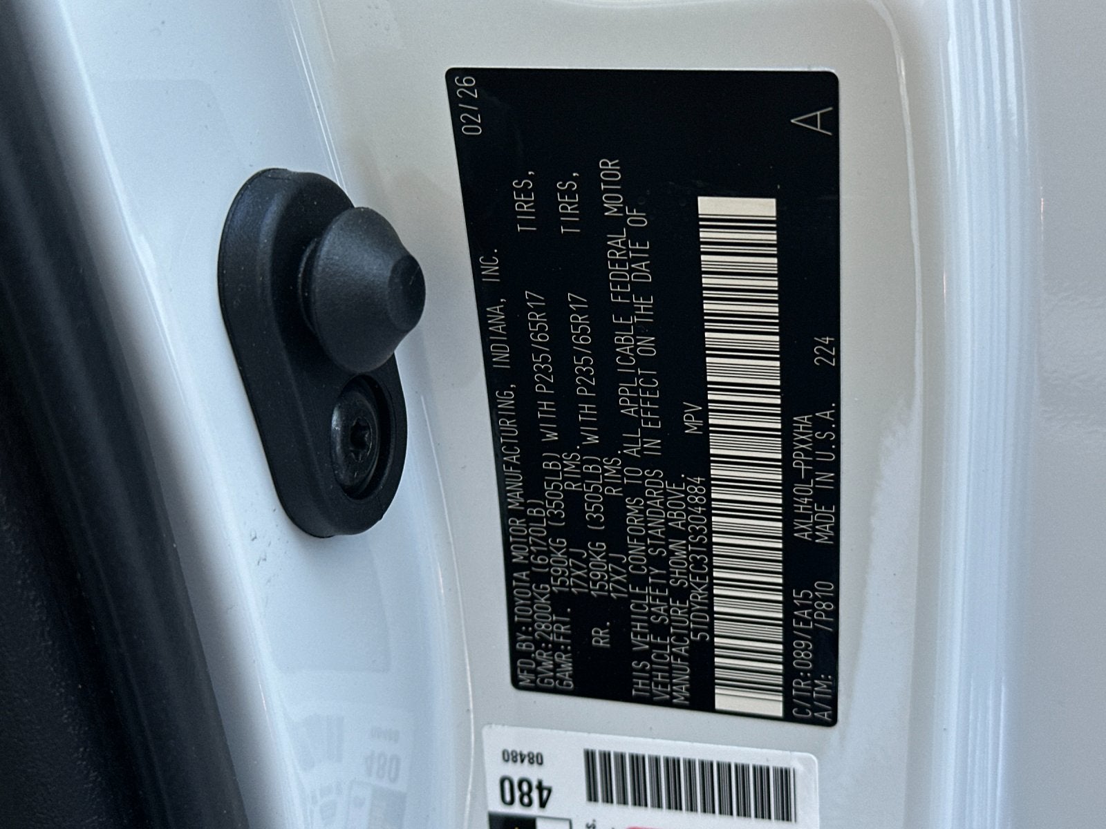 2026 Toyota Sienna XLE 8 Passenger