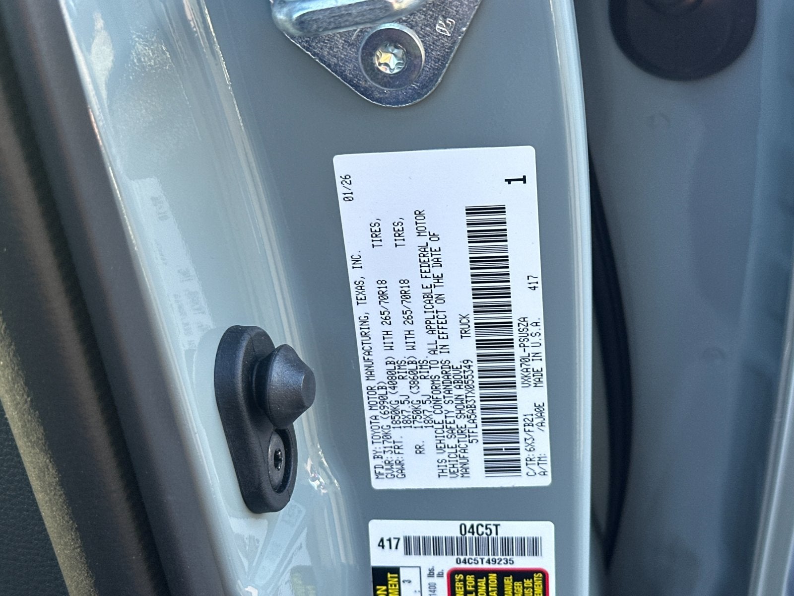 2026 Toyota Tundra SR5