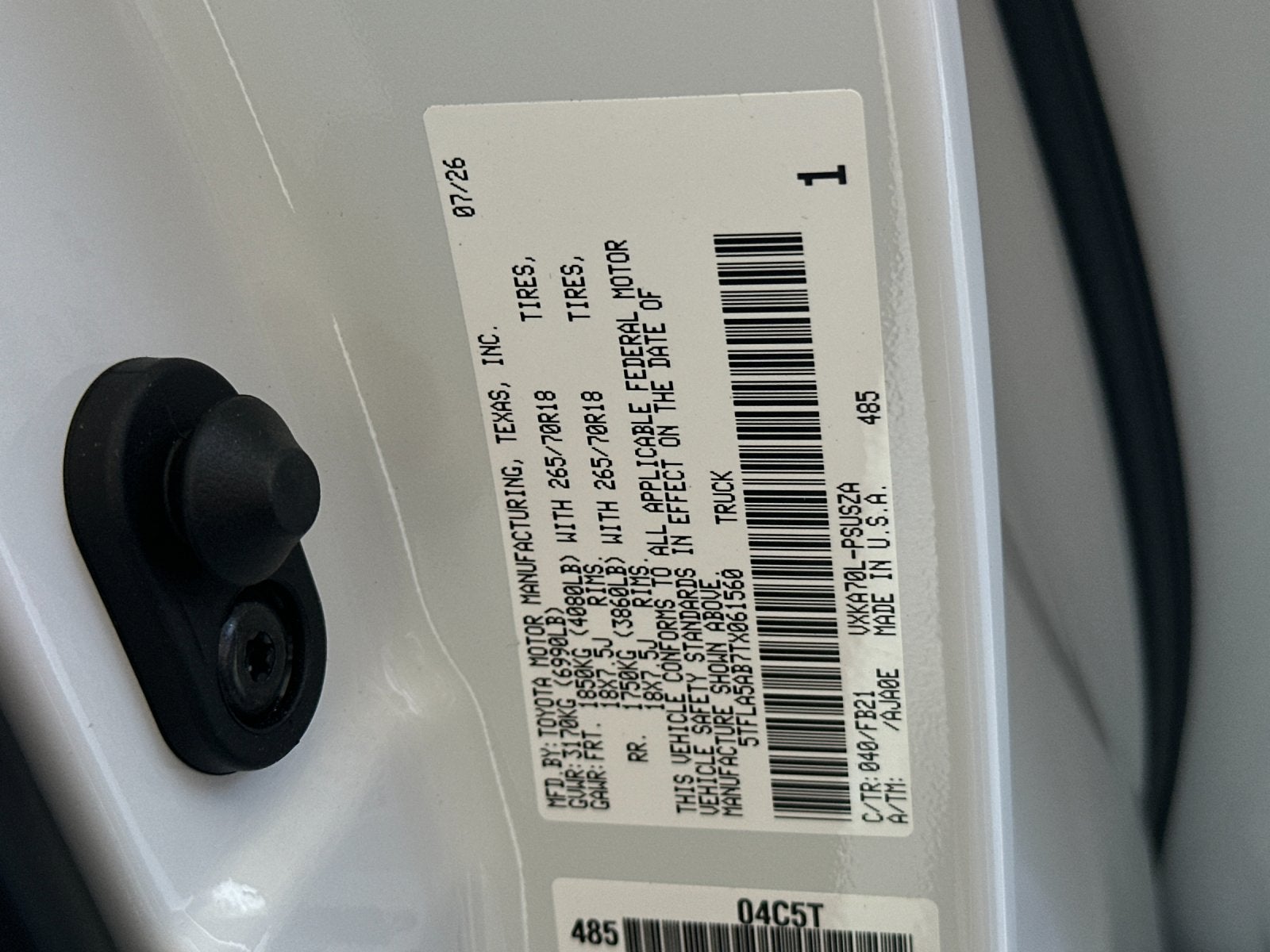 2026 Toyota Tundra SR5